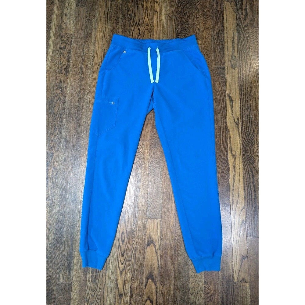 Figs Technical Collection Zamora Scrub Pants Royal Blue Women's M Tall Medical